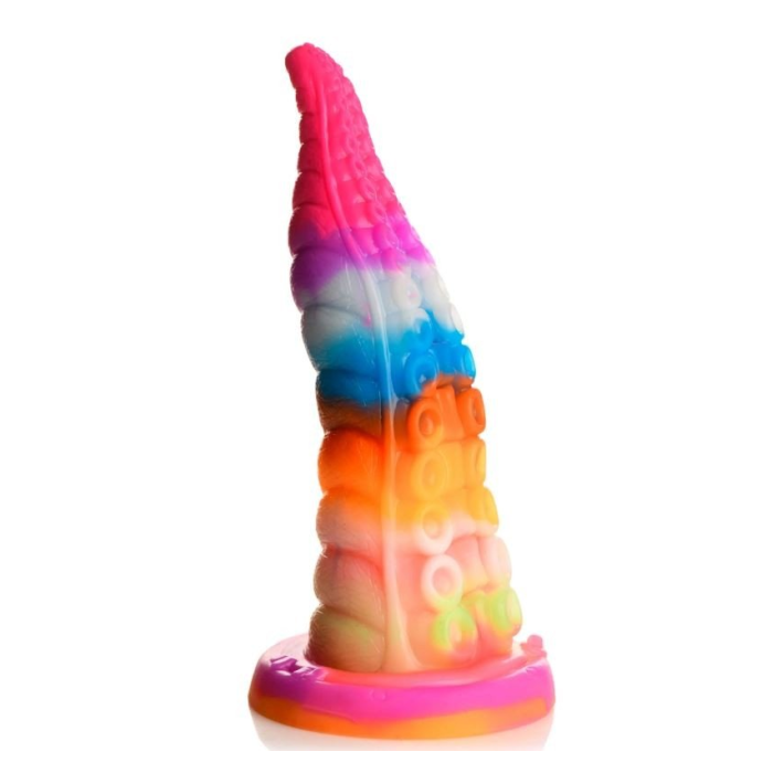 DILDO LUMINOCTOPUS GLOW-IN-THE-DARK